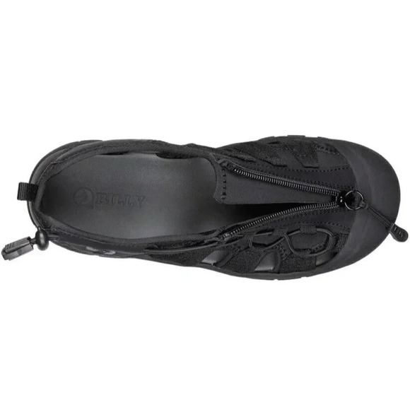 BILLY RIVER SANDALS WOMENS SIZE 6.5 BLACK ZIP FRONT - Picture 5 of 9